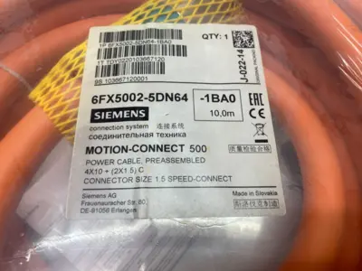 NEW SIEMENS MOTION-CONNECT 500 POWER CABLE ASSEMBLY