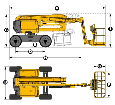 New | in-Stock 2026 HAULOTTE HA46 RTJ PRO Articulating Boom Lifts Pennsylvania US | Iron Exchange Equipment Solutions #1353948