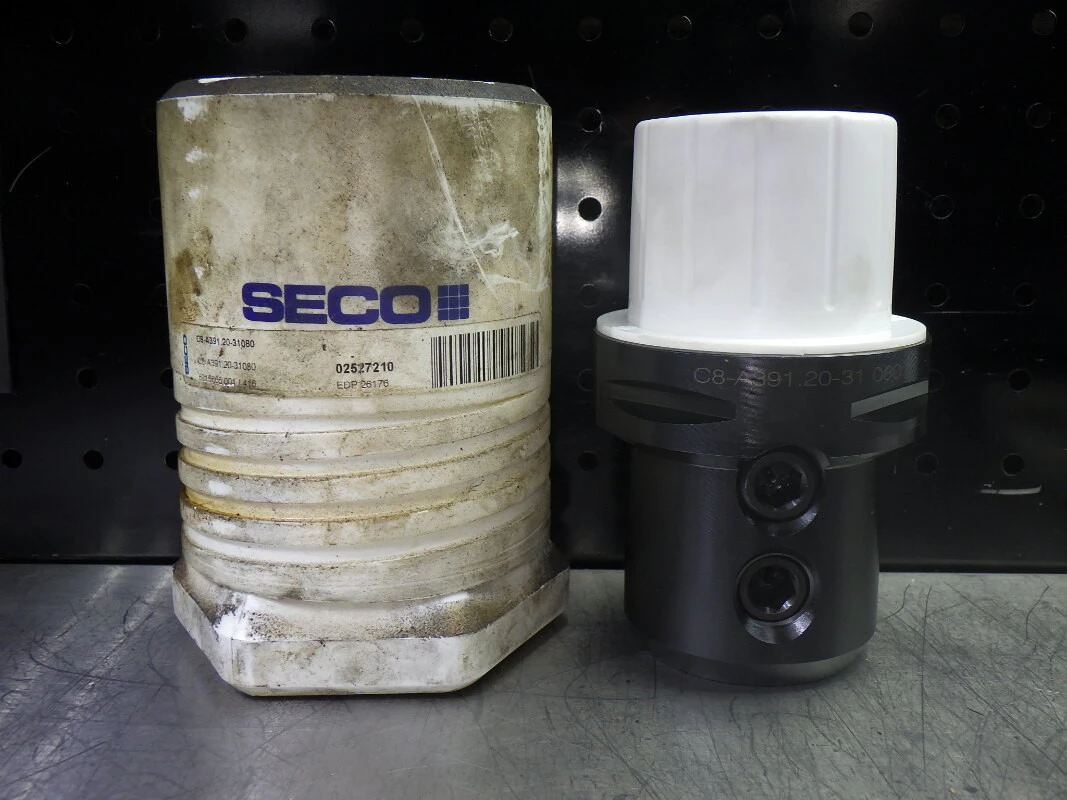 SECO Capto C8 1.25" Endmill Tool Holder 80mm Pro C8-A391.20-31 080 (LOC2666A)