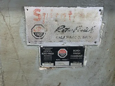 ROTO-FINISH ST-40 Miscellaneous, Vibratory Finisher | Machinery Central (4)