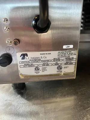 Used ROUNDUP VCT-1000CV Restaurant Small Appliances Florida US | BAM Discount Restaurant Equipment #1335784
