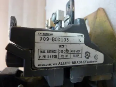 USED ALLEN BRADLEY 709-BOD103 SER K