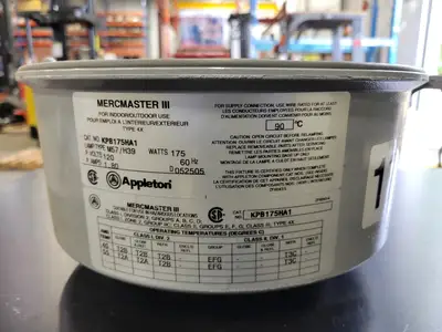USED APPLETON KPB175HA1