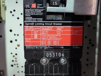 Dual 15A Circuit Breaker MCC Bucket