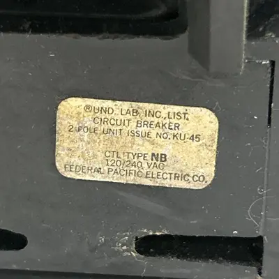 Used FEDERAL PACIFIC NB2100 Miscellaneous Equipment (Electrical & Power) | Surplus Asset Holdings #1195894