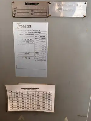112.5 KVA 2494Y/1440V to 380V Isolation Transformer