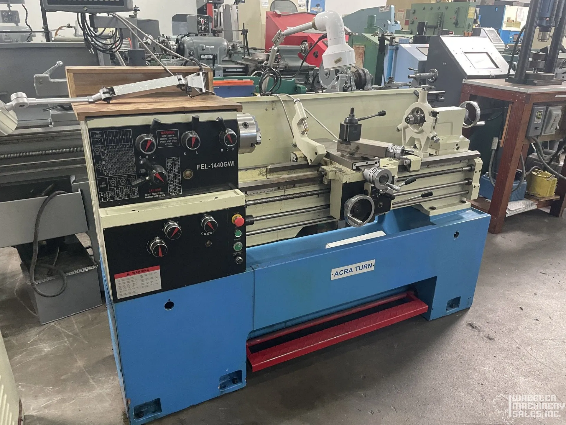 2009 ACRA TURN FEL-1440GW Engine Lathe #8243 #1