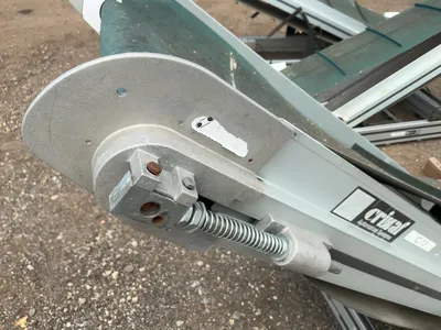 (3) Crivaf Automation Belt Conveyors, Aluminum Frame, no motors, need work, longest is approx. 140”