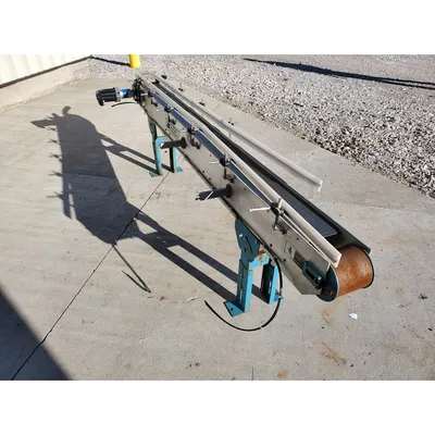 Used 6"W X 8'L Slider Bed Belt Conveyor [PARTS]