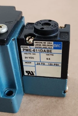 USED MAC Valves 6331D-311-PM-611DA