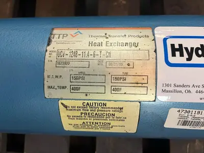 USED THERMAL TRANSFER PRODUCTS UCV-1248-11.4-6-T-CN