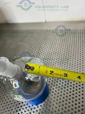 NEW CHEMGLASS CG-1524-08 1000ML HEAVY WALL ROUND BOTTOM FLASK, 3-NECK ANGLED 20°