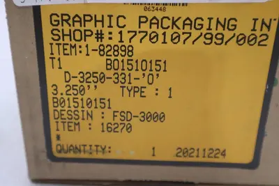 John Crane FSD3000 Spring Seal Assembly 3-1/4" NEW IN BOX STOCK GF-938