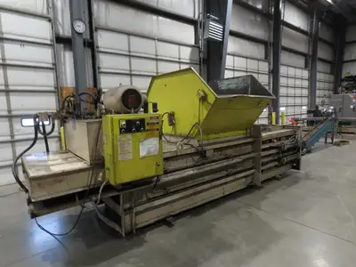 Balemaster 772 Horizontal Cardboard Baler 48x32x72" Bale Manual Tie 25Hp 480V