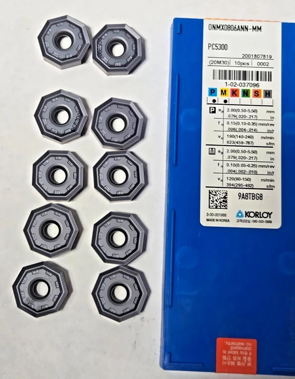 New | in-Stock KORLOY _UNKNOWN_ Carbide Inserts California US | Amiron Machinery #1439135