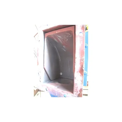 Used 5" Clyde Pneumatics Target Box Knock Out Box 90° Elbow