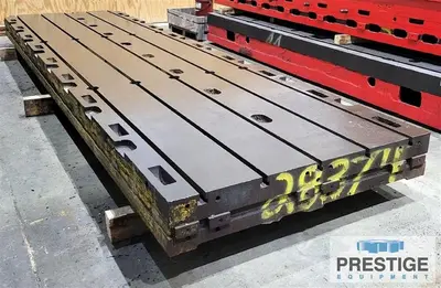 Floor Plate, T-Slotted, 60" x 218" x 10" Cast Iron