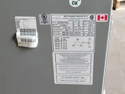 USED REX POWER MAGNETICS BC45H-P/Z3