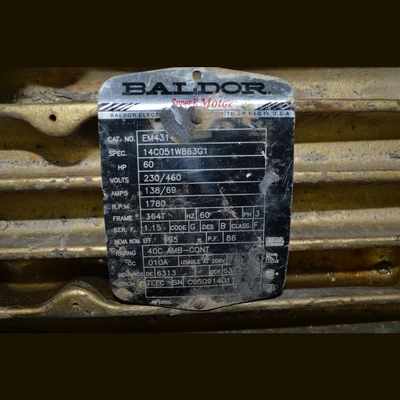 Baldor 60 HP Super-E Motor
