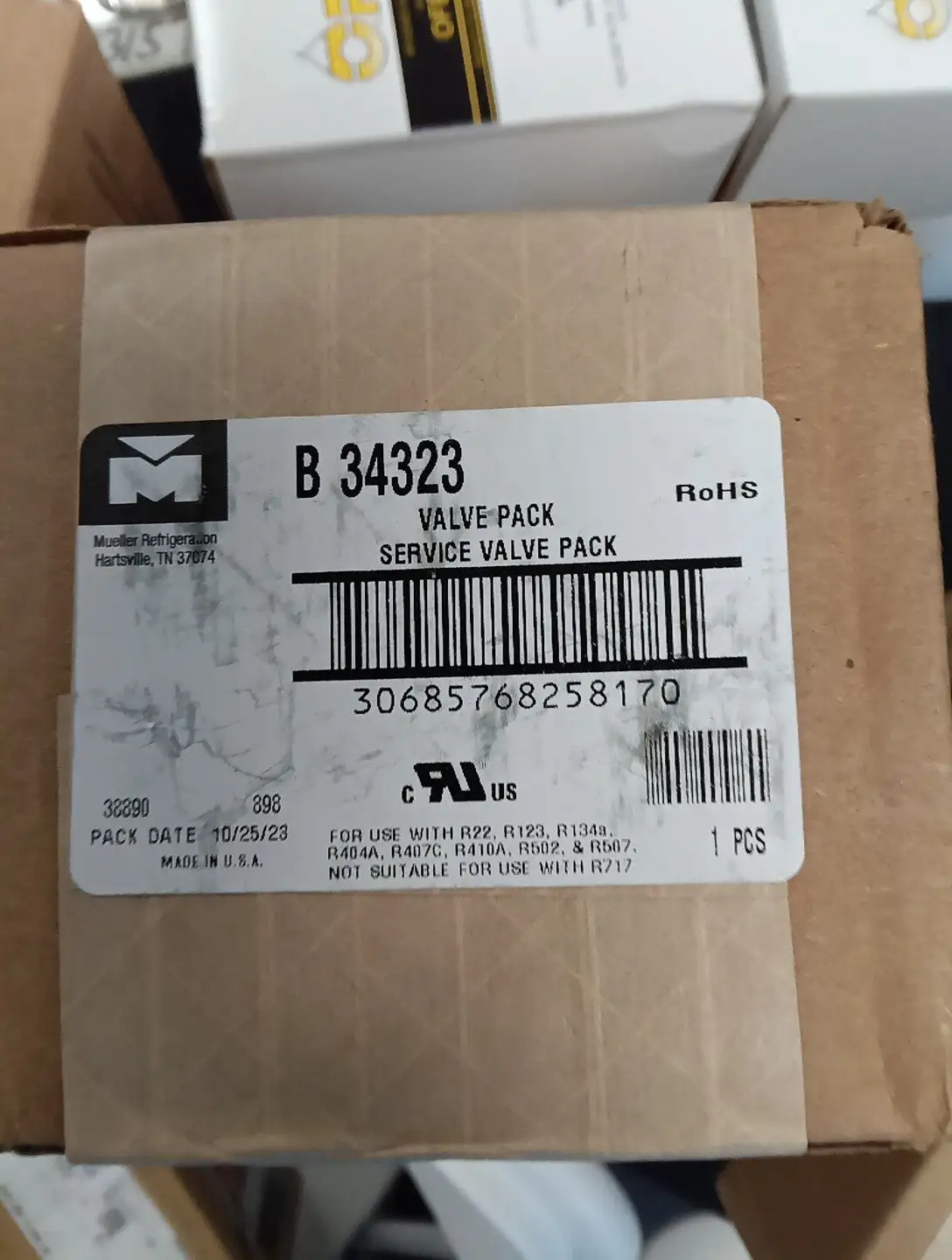 New | in-Stock Mueller Refrigeration B34239 Chiller & Refrigeration Parts US | Infinity wholesale & Supply LLC #1305750