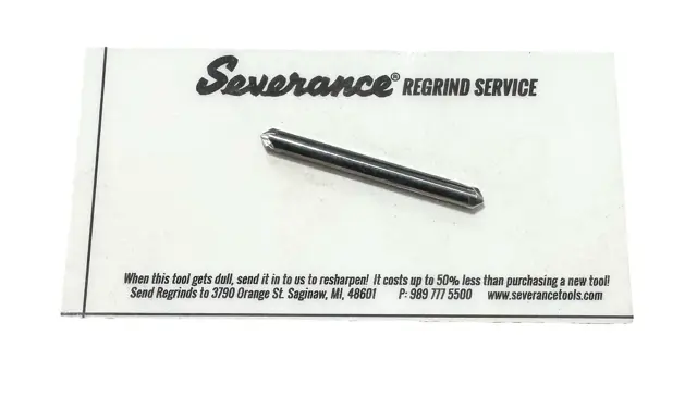 Severance Double End 3-in-1Carbide 1/8" Drill Point Countersink