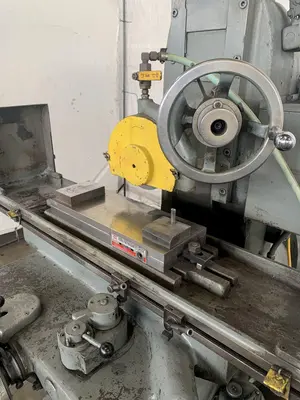 6" X 18" GALLMEYER & LIVINGSTON HORIZONTAL SURFACE GRINDER. STOCK # 0678324