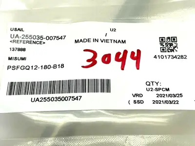 PSFGQ12-180-B18 | MiSUMi  One End Threaded Precision Linear Shaft - New
