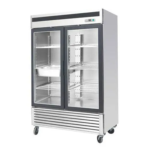 54″ 2 Door Glass Reach in  Display Freezer