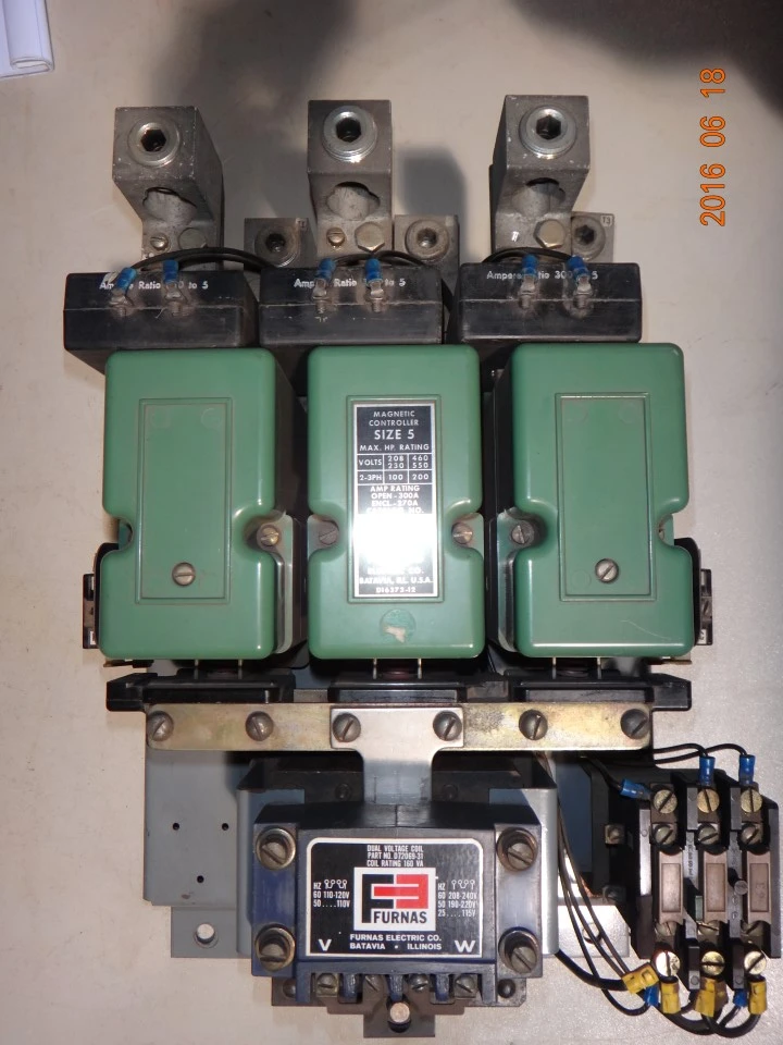 Furnas Magnetic Controler Size 5, Cat #:  14KF32AA81