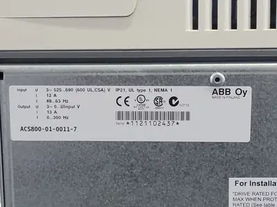 USED ABB ACS800-01-0011-7