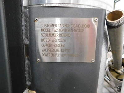 Used _UNKNOWN_ _UNKNOWN_ Air Compressor Dryers Ohio US | Equipment Recovery Corp. #1331063
