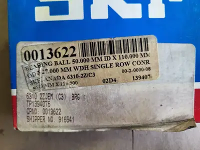 NEW SKF 6310-2Z/C3