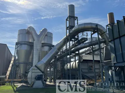 Used AEROGLIDE 13X60 STAINLESS STEEL DRUM DRYERS WITH BURNER - 2 AVAILABLE Drum Dryers North Carolina US | CAROLINA MACHINERY SALES #1439474
