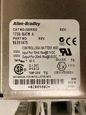 Used ALLEN-BRADLEY 1756-BATM Miscellaneous Equipment (Electrical & Power) | Surplus Asset Holdings #1197101