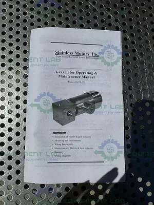 NEW STAINLESS MOTORS PE2C02N04B1TOFM 2 HP WASHDOWN DUTY MOTOR  W/ 4.2:1 GEAR REDUCER