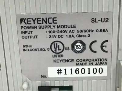 Used KEYENCE CORP SL-U2 Power Supplies Michigan US | Ideal Machinery #871374