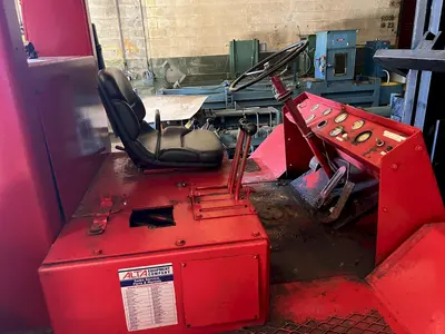 50,000 LB CAPACITY TAYLOR (EAGLE FRAME) MODEL #YS DETROIT DIESEL HEAVY DUTY FORKLIFT: STOCK #18135