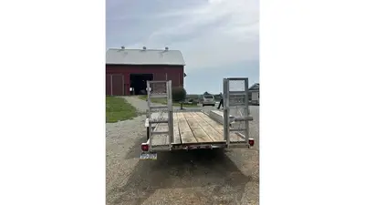 Used HUDSON 7X16 Flatbed Trailers Nebraska US | Trustworthy Equipment #1403457