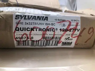 OSRAM Sylvania QHE 1X32T8/UNV PSX-MC Programmed Rapid Start T8 Ballast -NIB of 6