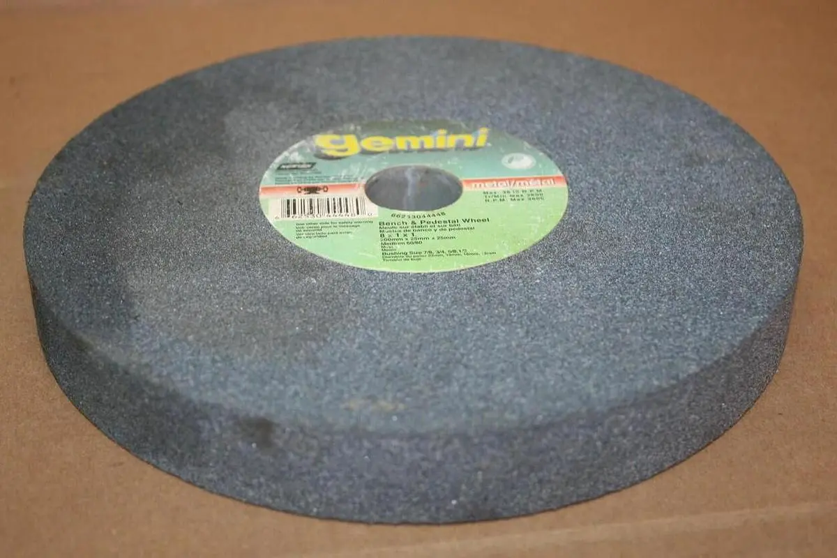 New | in-Stock NORTON BENCH PEDESTAL 8X1 Grinding Wheels Michigan US | Ideal Machinery #1231924