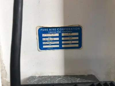 PURE AIRE CORP CFMD24100 WITH  ASTROCEL II CLEANROOM AIR FILTER 24A89A2T1H2
