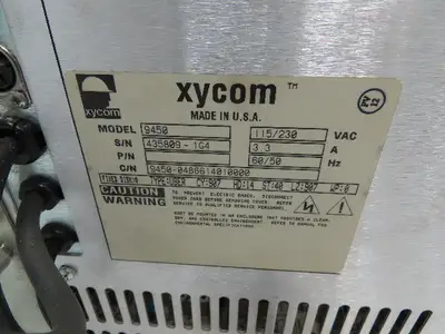 Xycom 9450 PC/AT Computer Operator Interface HMI Screen Monitor Keypad Control