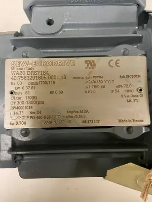 New | in-Stock SEW-EURODRIVE WA2-DRS71S4 Gearmotors | Surplus Asset Holdings #1226650