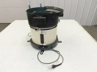 Piezo Vibratory Bowl Feeder 230mm Base Small Parts Sorter 3/16" Pin