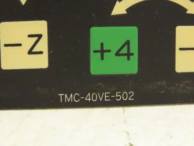 Omron TMC-40VE-502 HMI Operator Axis Control Panel Push Button B2F-27Z4L-502