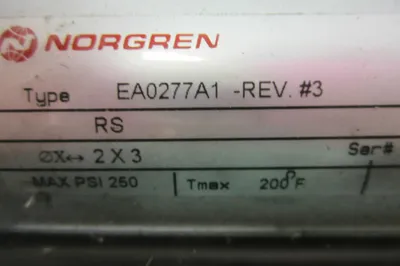 NEW NORGREN EA0277A1 PNEUMATIC CYLINDER