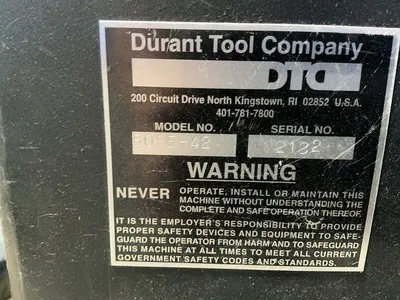 Used DURANT TOOL COMPANY 502542 Uncoilers Ohio US | HGR 24 #1406228