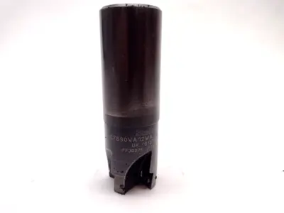 C7690VA12WA _1.25Z04R1.60 | Stellram C7690VA12WA 1.25Z04R1.60 Weldon Shank Fine Pitch Milling Cutter 027940 - Used
