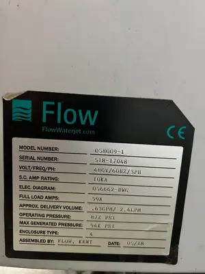 2018 FLOW Mach 500 3060 Waterjet Cutters | Machnet (10)
