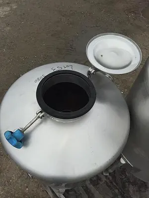 Tank, 50 Gallon, Stainless Steel, CIP Tank, Dish Top #S744977